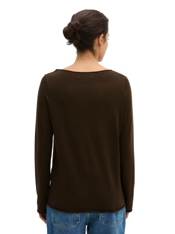 Marc O'Polo Strickpullover slim in Burnt Coffee