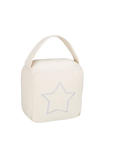 relaxdays Türstopper Stern in Beige