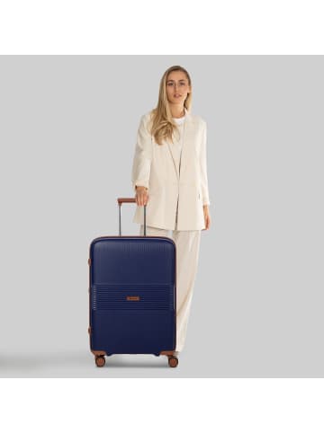 Farmhood Eco Edition 02 4 Rollen Trolley 67 cm mit Dehnfalte in navy