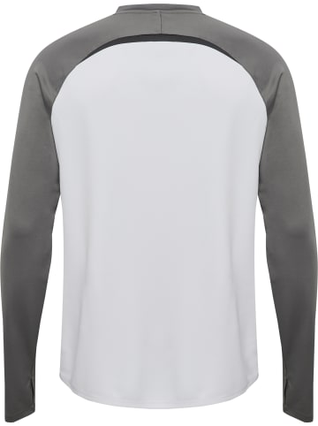 Hummel Sweatshirt Daumenlöcher Hmllead Erwachsene in WHITE/STEEL GRAY