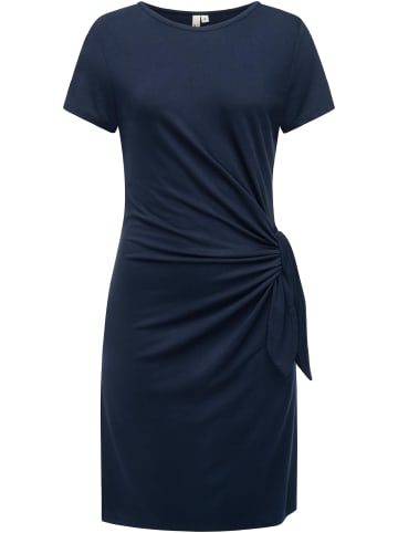 ragwear Shirtkleid Knotta in Navy