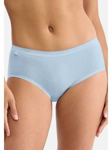 Sloggi Midi Slip Basic+ in Sea blue light / red yellow