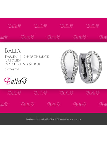 BALIA Silber 925 Damen Creolen Elegance Ohrring ca. 0,9cm