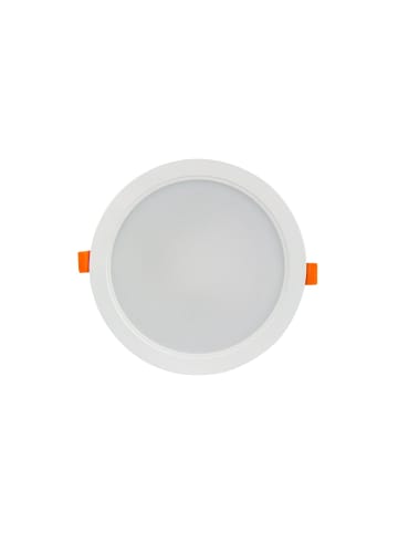 LED Line Downlight Einbau 170mm Deckenleuchte 18 Watt 1900lm (3000K warmweiß) Q in Weiß