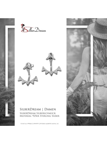 SilberDream Ohrringe 925 Sterling Silber Ear Cuff Dreiecke Ohrstecker