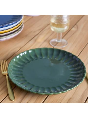 Bloomingville Essteller LATINA Dunkelgrün 27 cm