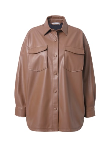 Studio Untold Hemdbluse in tiefes rehbraun