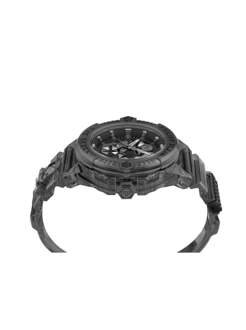 Philipp Plein Herrenuhr The $kull Synthetic in grau