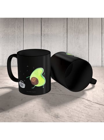 Mr. & Mrs. Panda Kaffeebecher Avocado Tanzen ohne Spruch in Schwarz