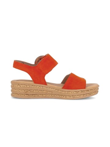 Gabor Plateau Sandalen in orange