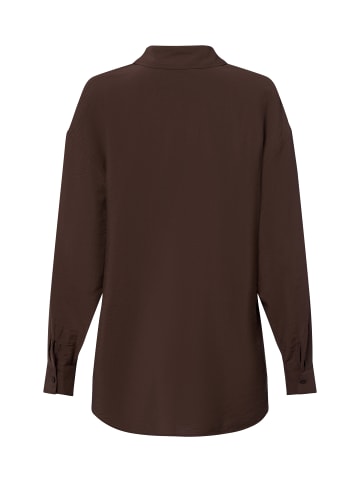 comma Bluse in schoko