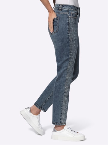 Heine 5-Pocket-Jeans in blue-stone-washed