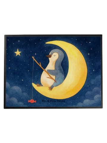 Mr. & Mrs. Panda schreibtischunterlage Pinguin Mond Design ohne ... in Weiß
