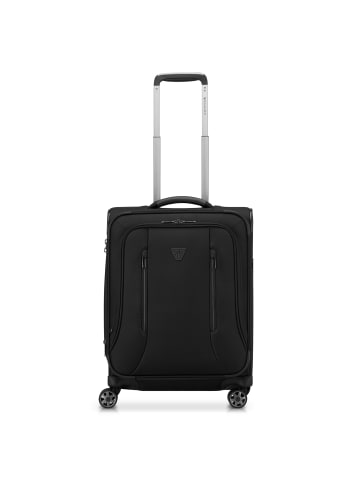 Roncato City 3.0 4 Rollen Kabinentrolley S 55 cm mit Dehnfalte schwarz