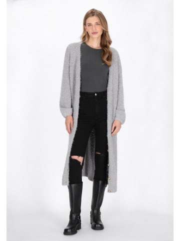 DreiMaster Women Cardigan in grey melange