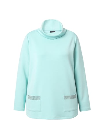 Ulla Popken Sweatshirt in türkis