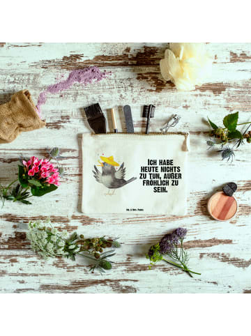 Mr. & Mrs. Panda Federmappe Rabe Sombrero mit Spruch in Weiß