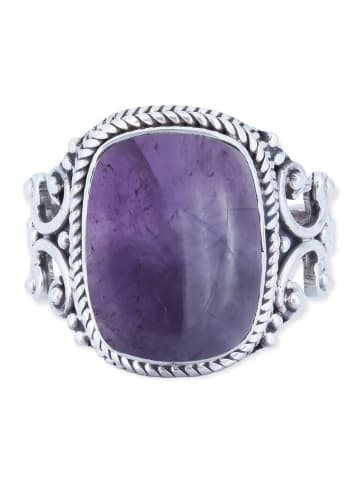 mantraroma 925er Silber - Ringe mit Amethyst