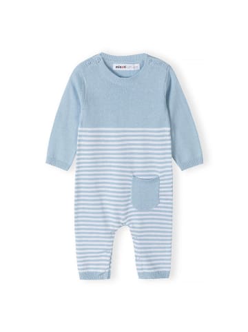 Minoti Strampler babyprem 12 in blau