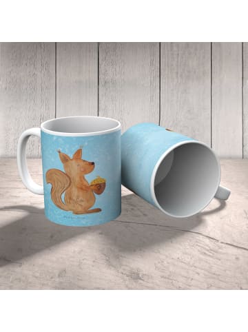 Mr. & Mrs. Panda Kinderbecher Eichhörnchen Weihnachtszeit ohne S... in Eisblau