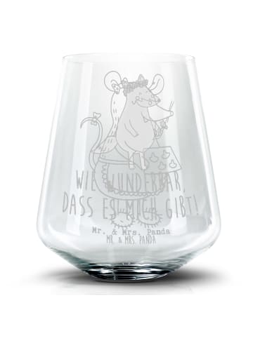 Mr. & Mrs. Panda Blümchentail Glas Maus Kekse ohne Spruch in Transparent