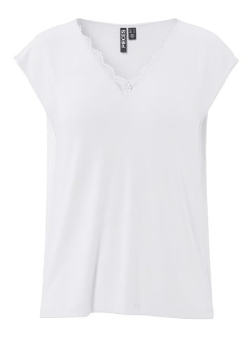 Pieces TShirt in Bright White