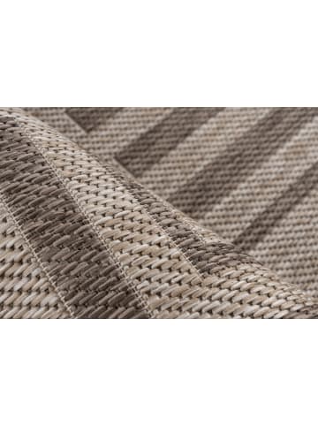 Vivorum Wohnzimmer Kurzflor Teppich Nibru 825 in taupe