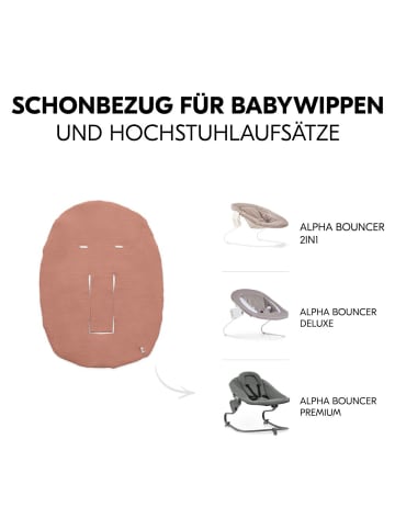 Hauck Bezug für Alpha Newborn Bouncer (atmungsaktiv in rosa