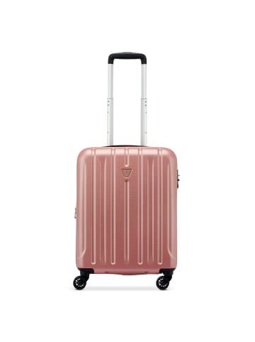 Roncato Kinetic 2.0 4 Rollen Kabinentrolley 55 cm mit Dehnfalte rosa antico