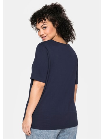 sheego T-Shirt in marine
