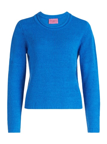 Betty Barclay Grobstrick-Pullover mit Effektgarn in mittelblau