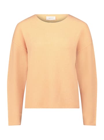 CARTOON Strickpullover mit Rundhalsausschnitt in Canteloupe