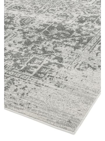 KADIMA DESIGN Teppich Vintage-Perser, Orientalisches Design, Antik-Look in Silbergrau