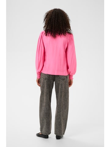 Kaffe Bluse langarm KAlufia Regular fit in Pink Power