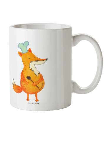 Mr. & Mrs. Panda Kinderbecher Fuchs Koch ohne Spruch in Weiß