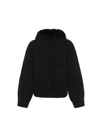 NAEMI Women Cardigan in Black Offwhite