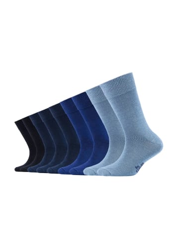 S. Oliver Socken Kinder Strümpfe mit weichem Bund Baumwolle Pflegeleicht langlebig für Jungen und Mädchen 9er Pack essentials in blau