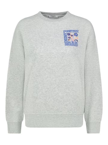 Eight2Nine Sweatshirt in Light Grey Melange