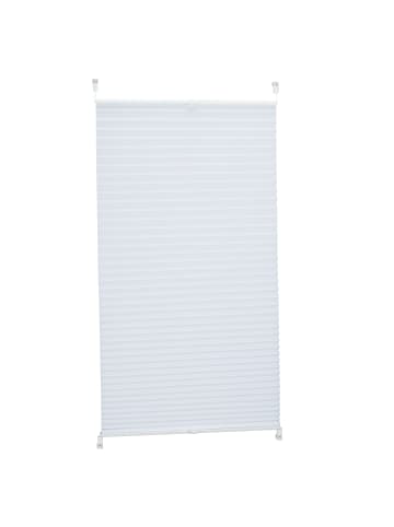 relaxdays 2 x Plissee in Weiß - (L)130 x (B)60 cm