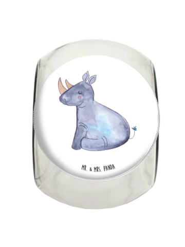 Mr. & Mrs. Panda gewürzglas Einhorn Nashorn ohne Spruch in Weiß