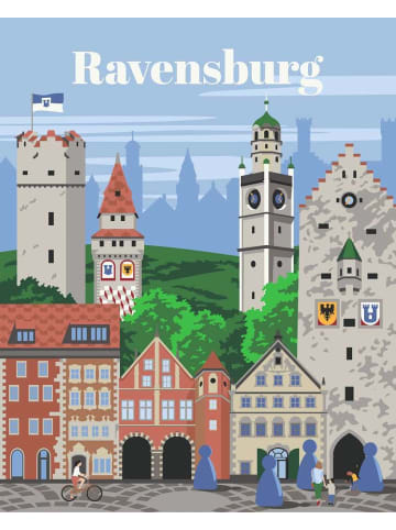 Ravensburger Ravensburger Malprodukte Farbenfrohes Ravensburg in bunt