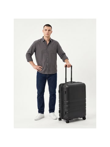 Redolz Pro ABS 4 Rollen Trolley 65 cm mit Dehnfalte black