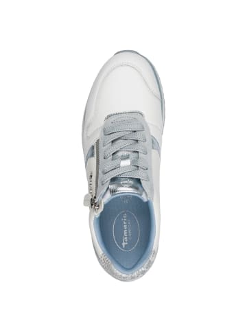 Tamaris WIDE FIT Sneaker in WHITE/BLUE