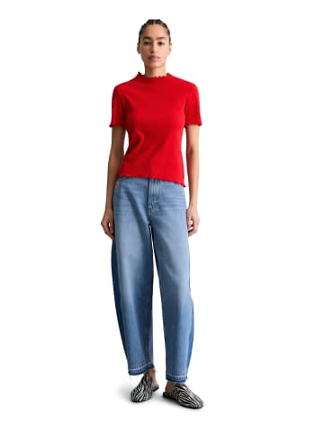 Marc O'Polo DENIM Ripp-T-Shirt slim in Carmine Red