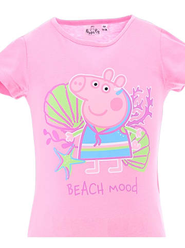 Peppa Pig 2tlg. Outfit T-Shirt & Shorts Peppa Pig in Rosa