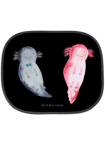 Mr. & Mrs. Panda Auto Sonnenschutz Axolotl Freundin ohne Spruch in Schwarz