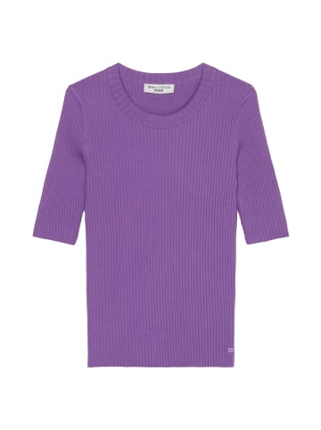 Marc O'Polo DENIM Kurzarm-Strickpullover fitted in grand violet