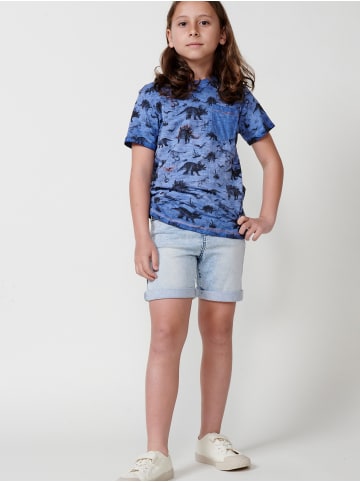 KOROSHI Kurzärmliges T-Shirt für einen Jungen. in blau