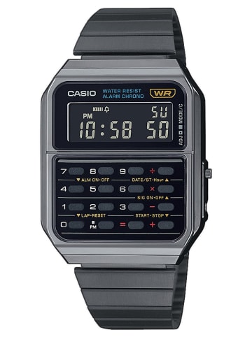 Casio Vintage Edgy Digital-Armbanduhr Schwarz