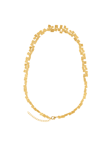 Steel_Art Schmuckset Frauen mit Halskette und Ohrringen Set Partis goldfarben in goldfarben